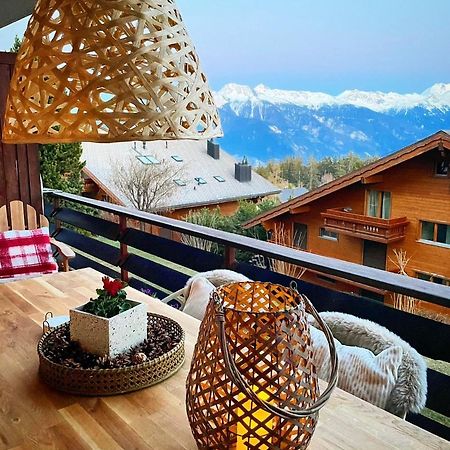 Window On Crans Montana, Appartement Avec Vue Sur Les Alpes Eksteriør billede